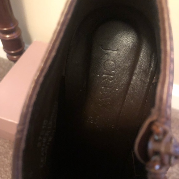 J Crew brown leather boots - Picture 8 of 9
